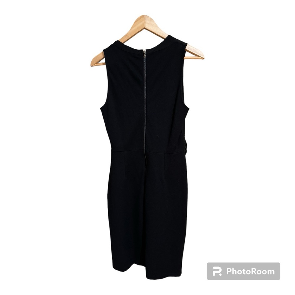 Kenneth Cole Black Wrap Dress - Size 10 Great work/dinner party dress - Picture 3 of 5